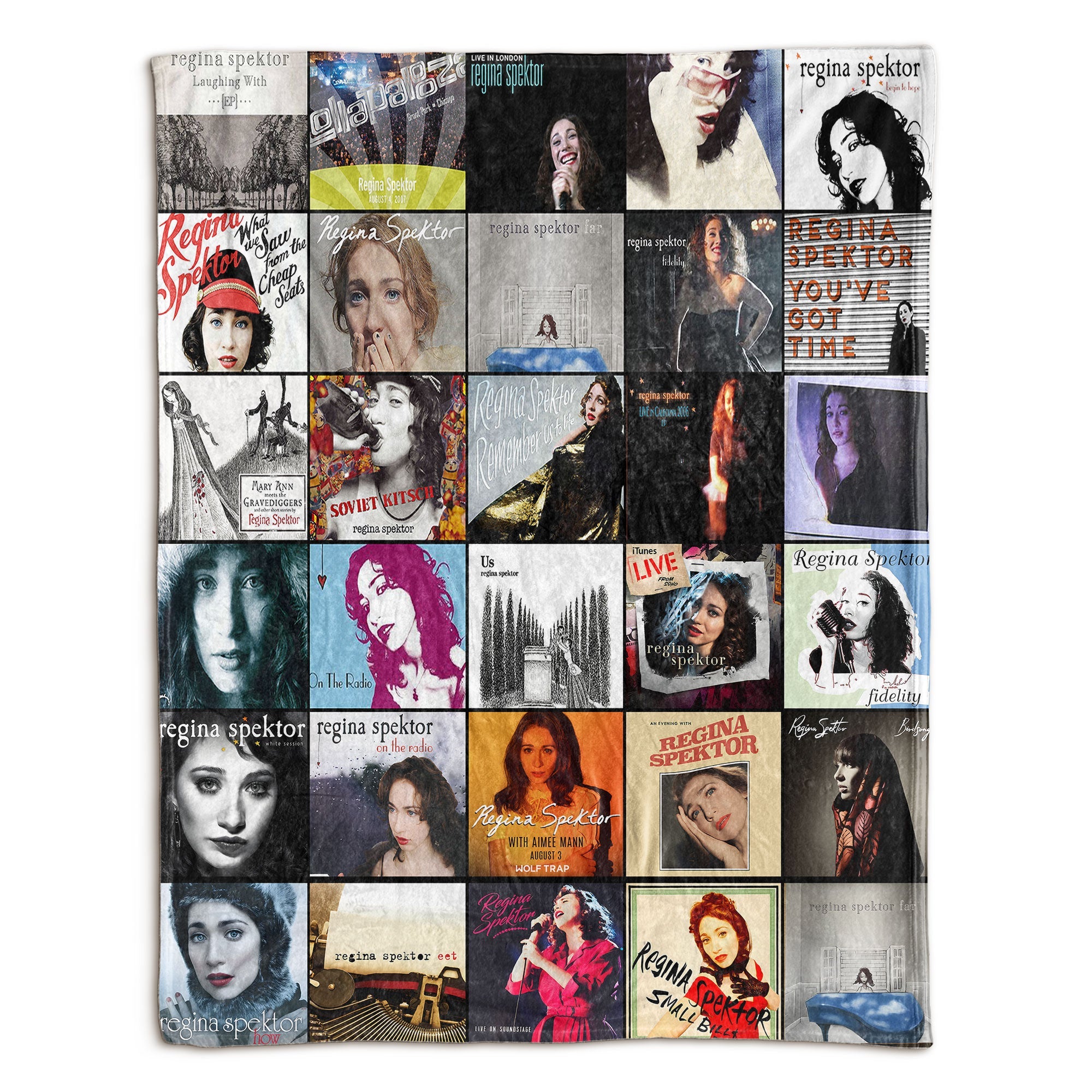 Regina Spektor Sherpa Blanket A Whimsical Indie-Pop Tribute for True Fans