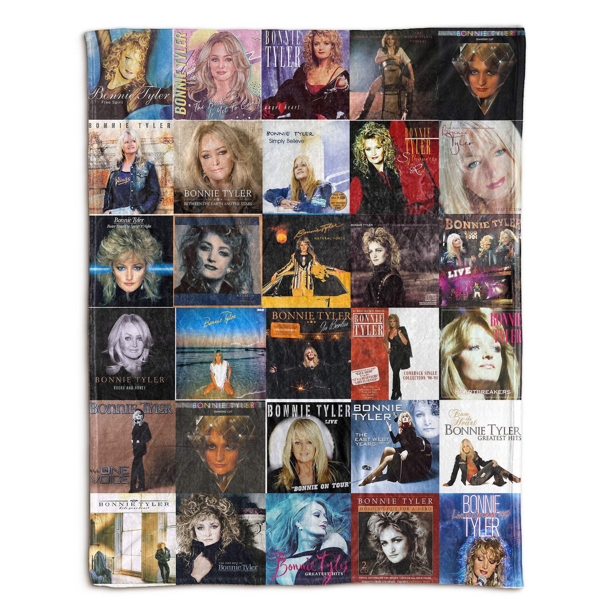 Bonnie Tyler Sherpa Blanket A Timeless Tribute to a Rock Icon