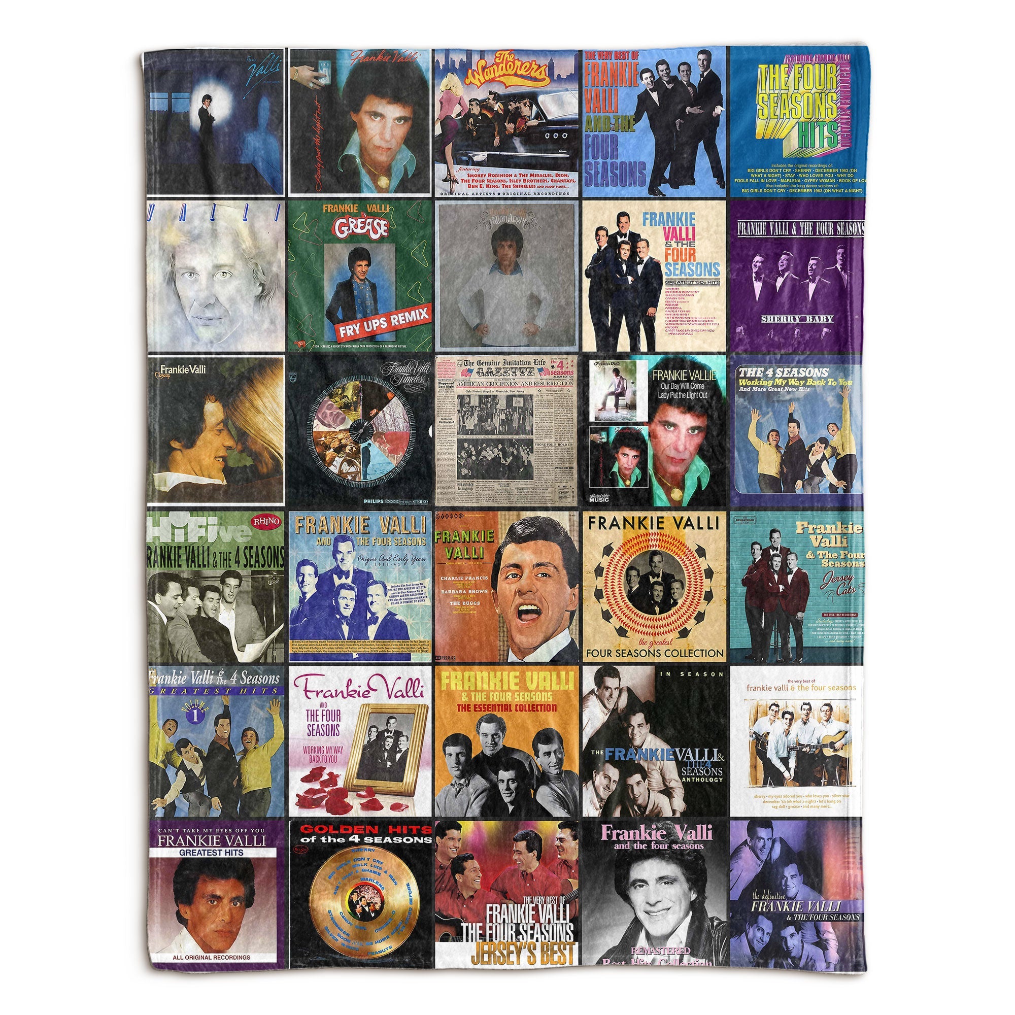 Frankie Valli & The Four Seasons Sherpa Blanket A Nostalgic Harmony for True Fans