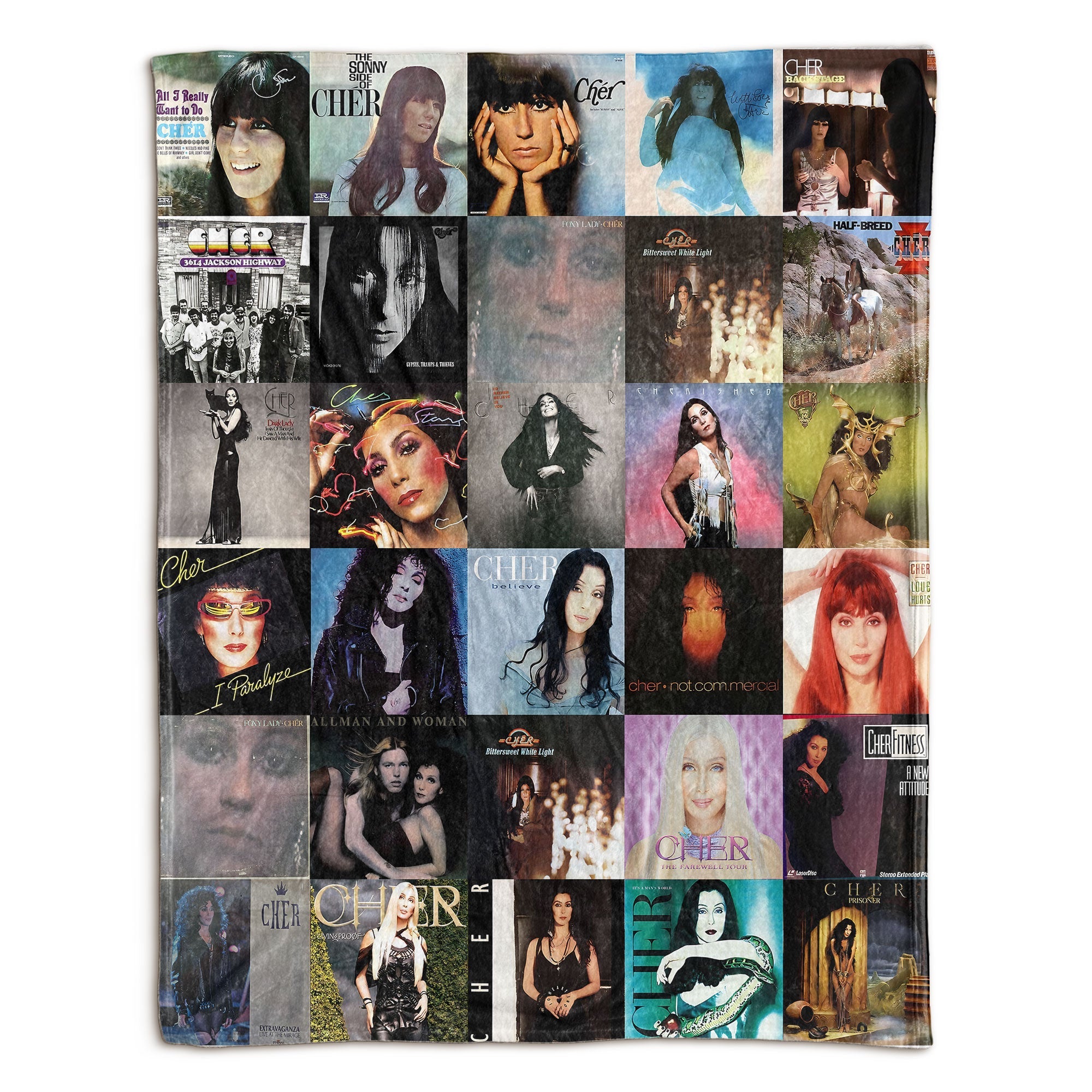 Cher Sherpa Blanket A Glamorous Tribute to an Icon