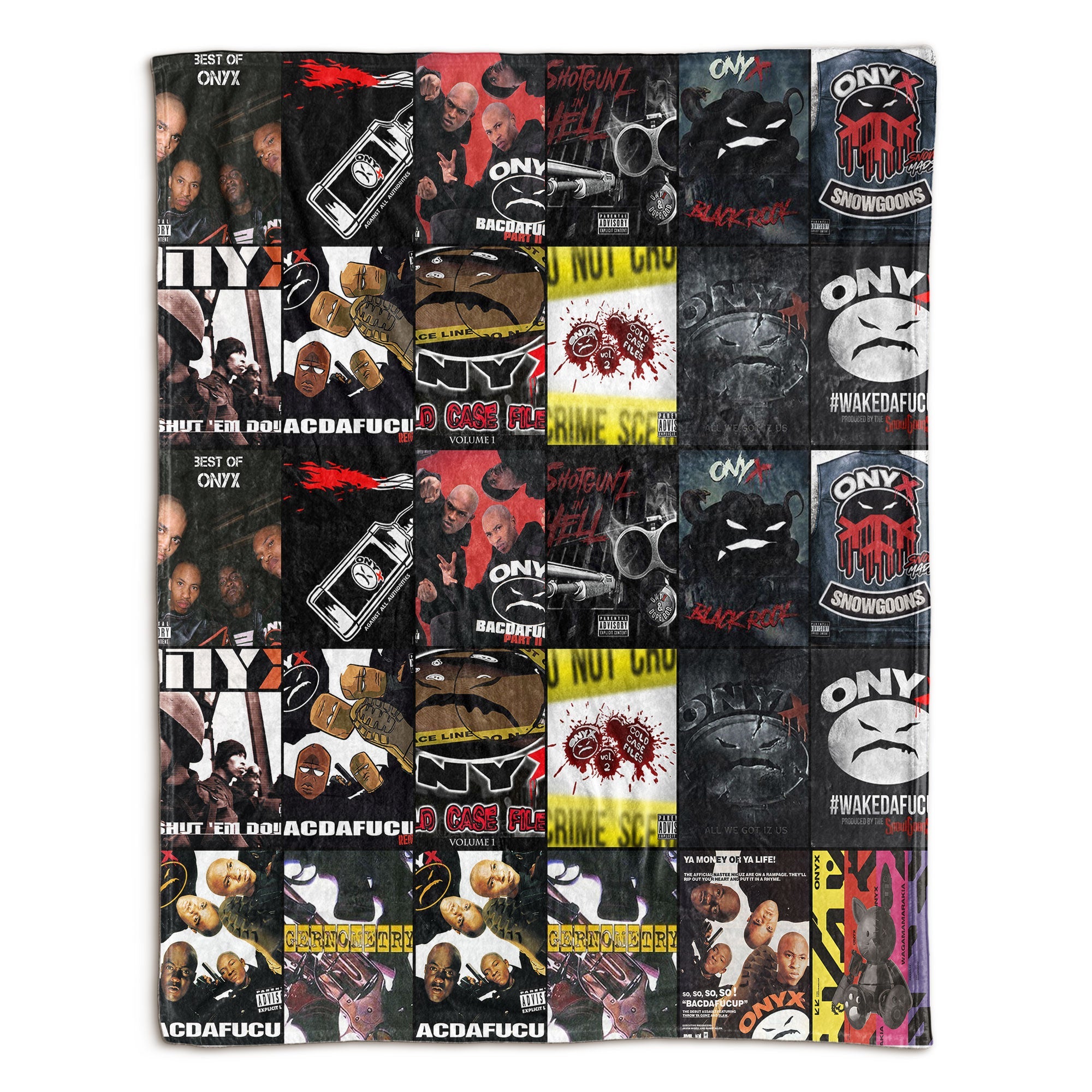 Onyx Sherpa Blanket A Gritty, Old-School Hip-Hop Tribute for Real Fans