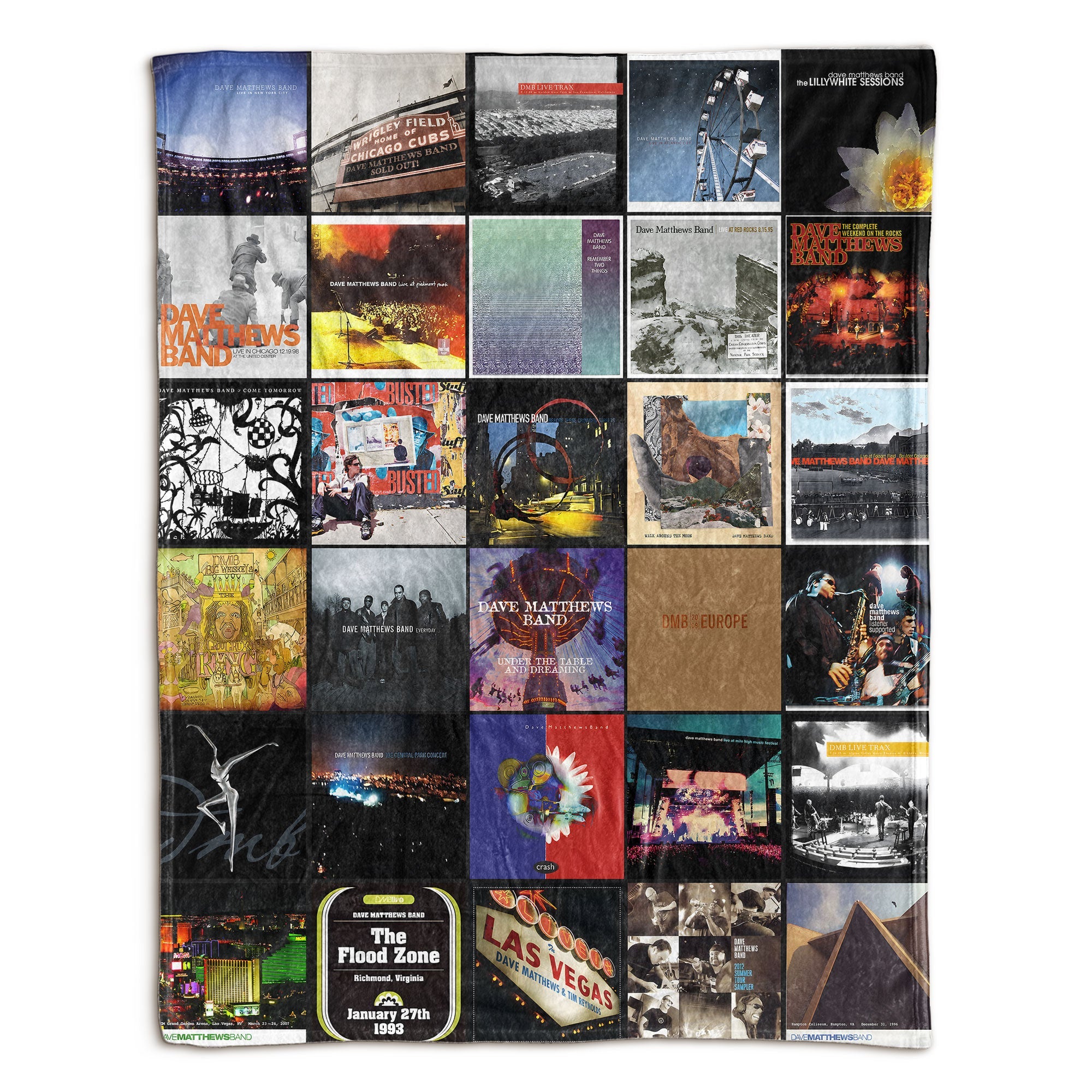 Dave Matthews Band Sherpa Blanket A Warm Journey Through Every Era