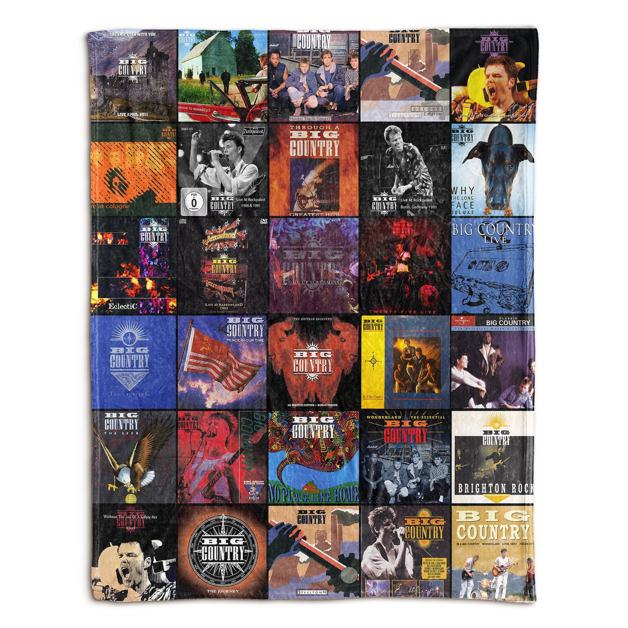 Big Country Sherpa Blanket A Timeless Tribute to Their Anthemic Legacy