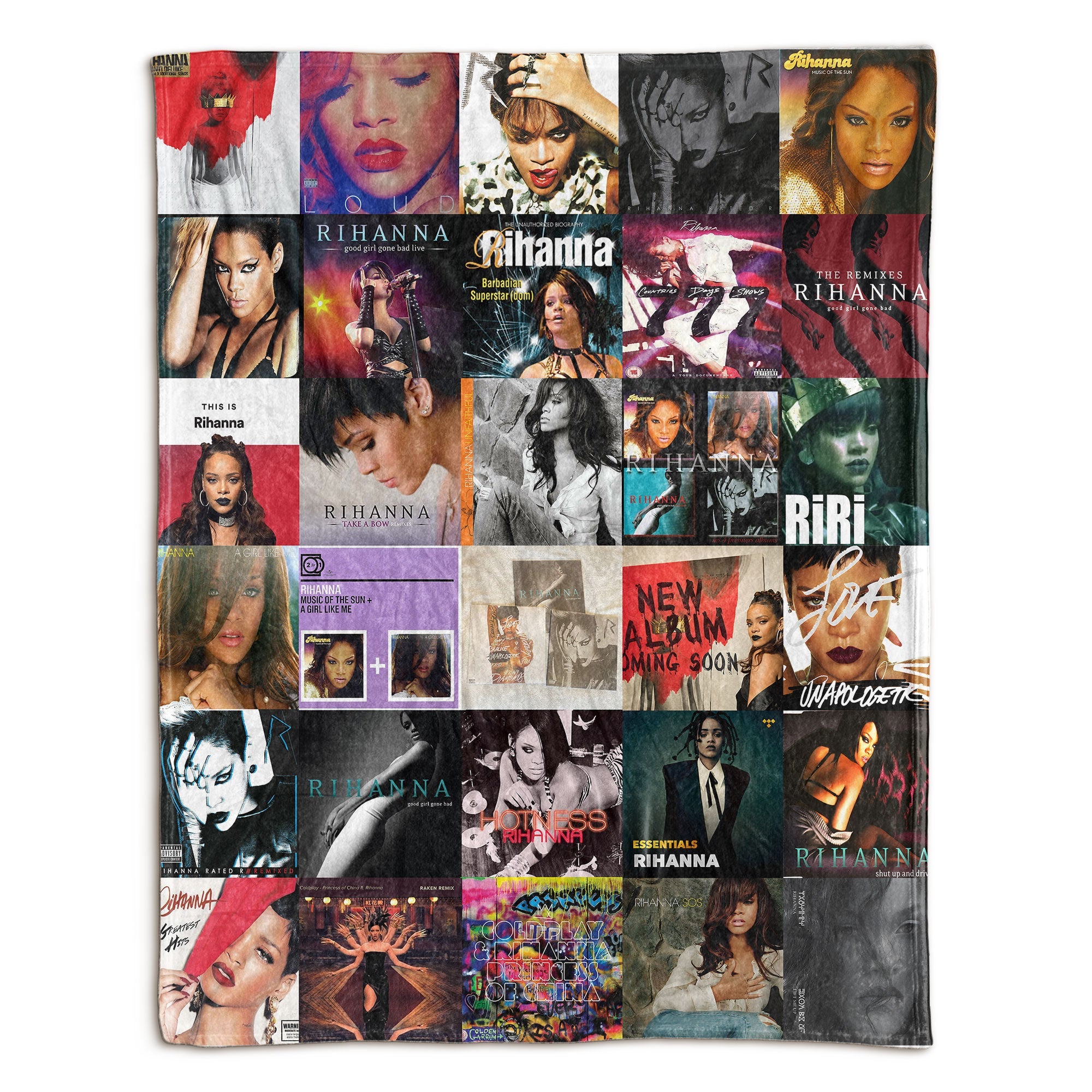 Rihanna Sherpa Blanket A Bold, Iconic Tribute for True Navy Fans