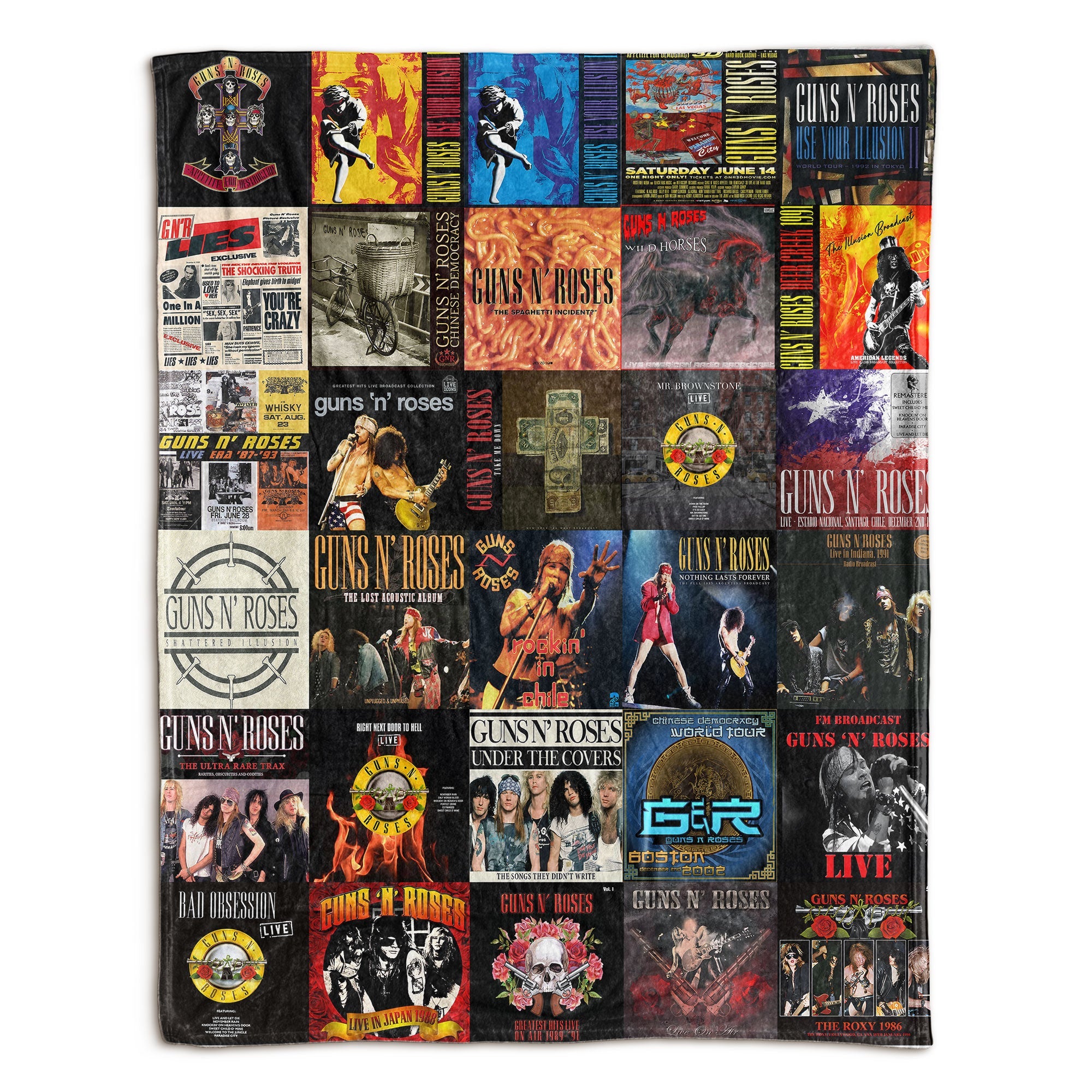 Guns N’ Roses Sherpa Blanket A Loud, Wild Flashback to Rock’s Most Explosive Era