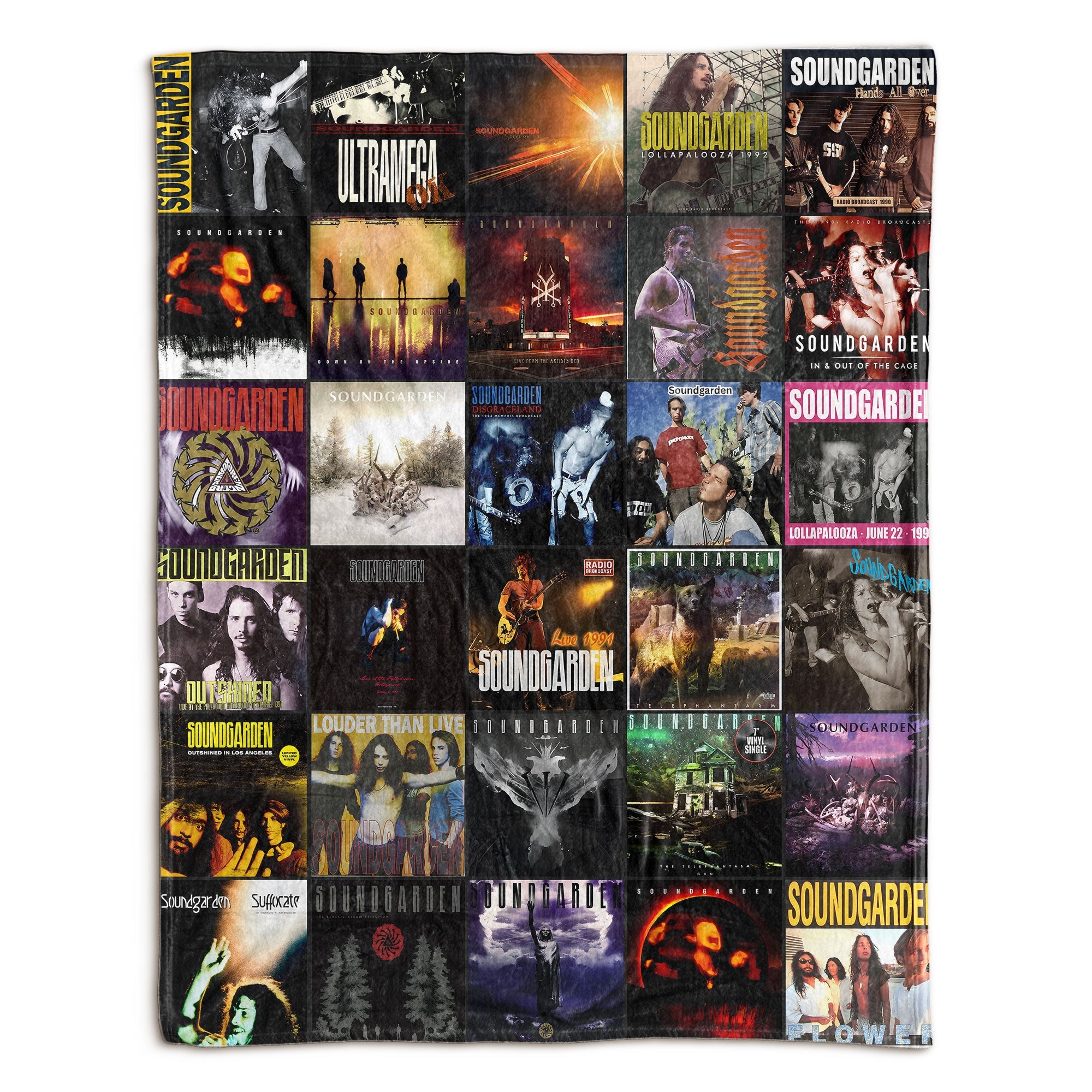 Soundgarden Sherpa Blanket A Grunge Legend Tribute for True Fans