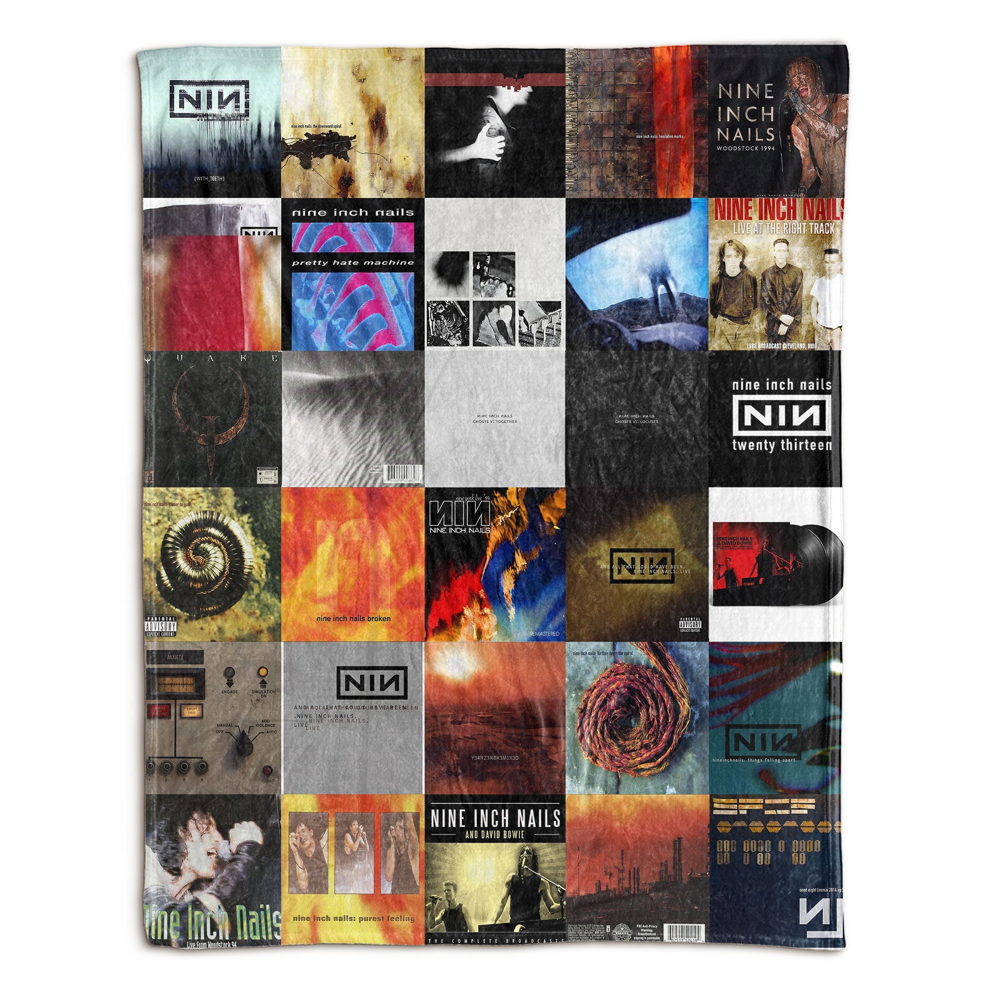 Nine Inch Nails Sherpa Blanket A Tribute to Industrial Legends