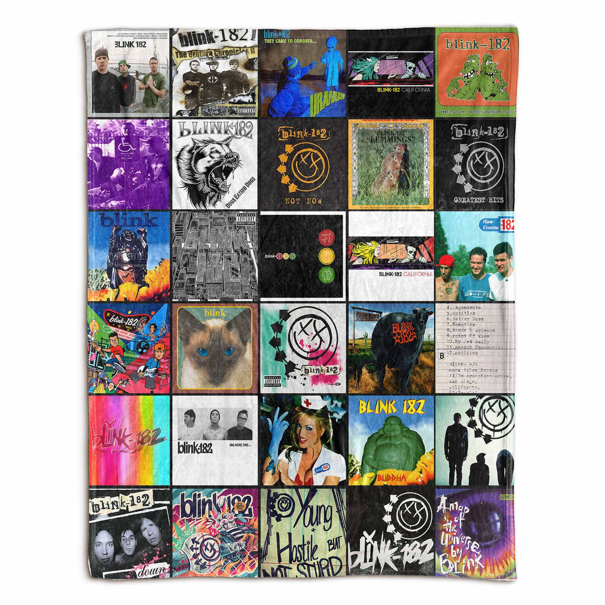 Blink-182 Sherpa Blanket Pop-Punk Comfort for True Fans