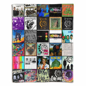 Blink-182 Sherpa Blanket Pop-Punk Comfort for True Fans