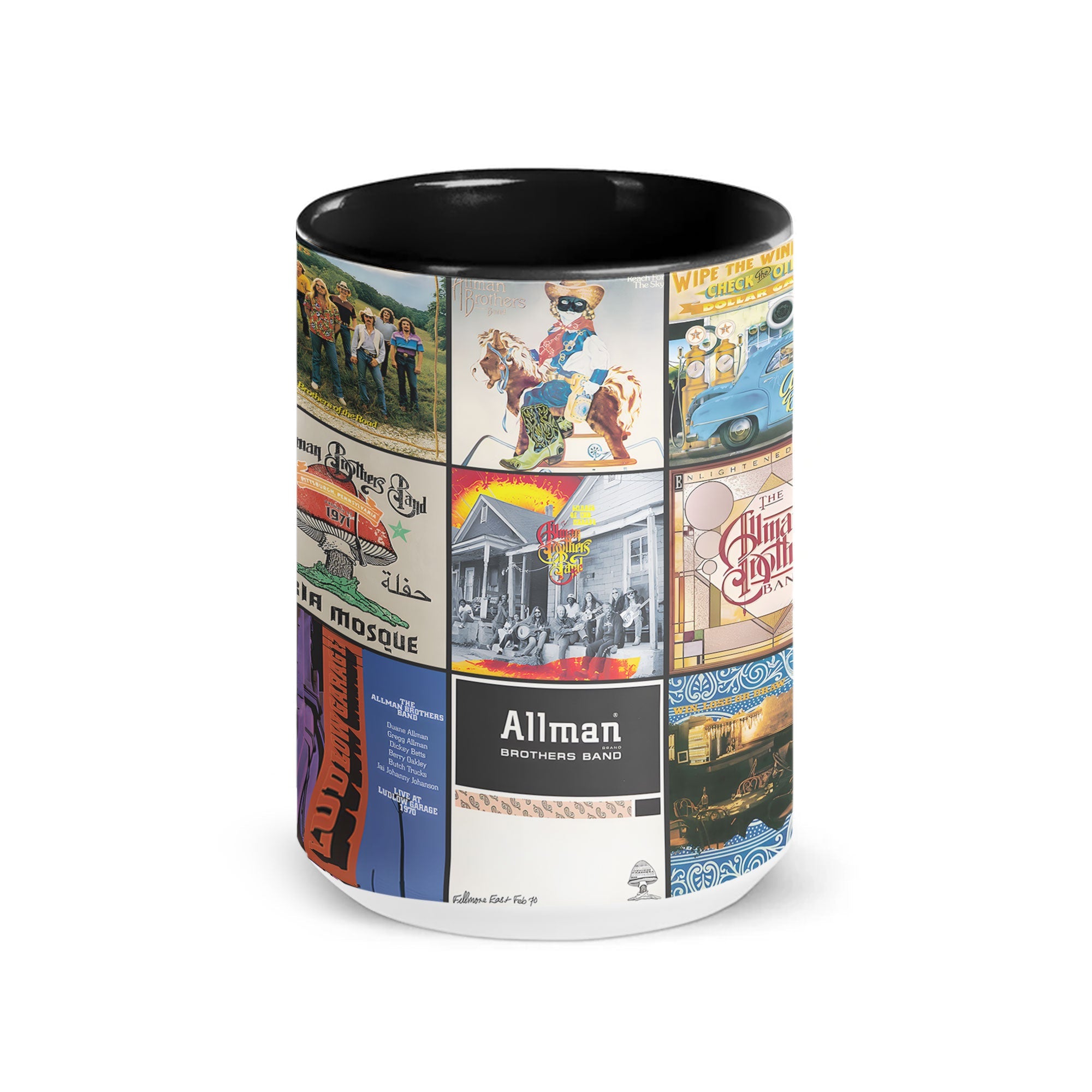 Allman Brothers Band Accent Mug Classic Album Cover Collage Gift
