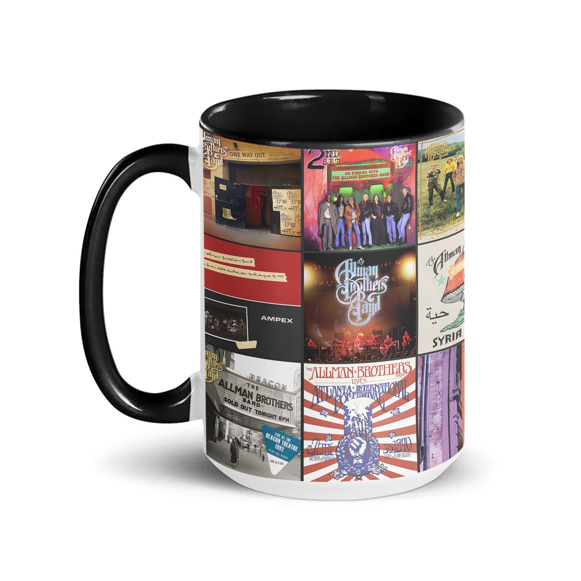 Allman Brothers Band Accent Mug Classic Album Cover Collage Gift