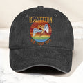 Led Zeppelin Denim Dad Cap U.S. Tour 1975 Vintage Angel Design ( With BOX)