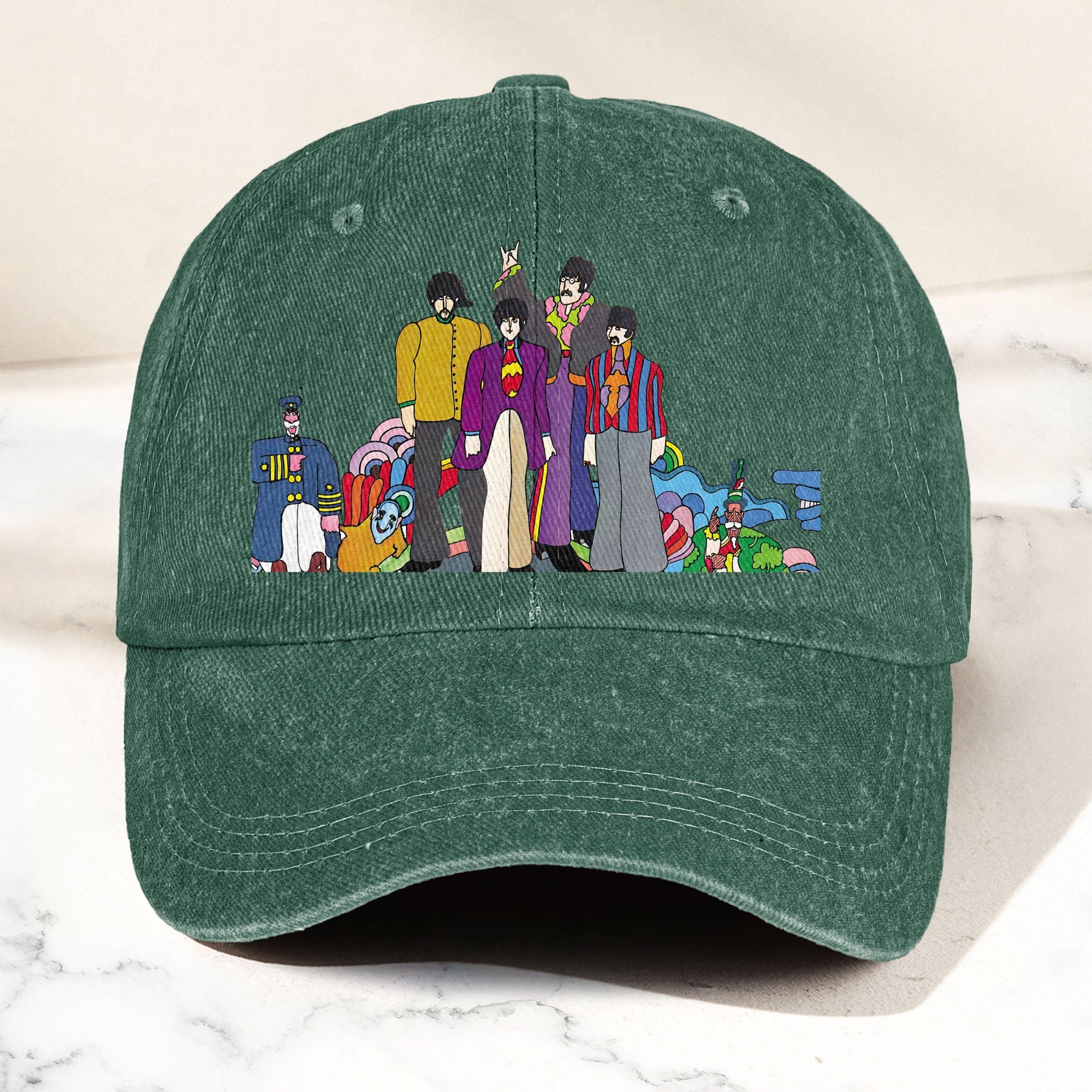 The Beatles Denim Dad Cap Sgt. Pepper’s Lonely Hearts Club Band Design (With BOX)