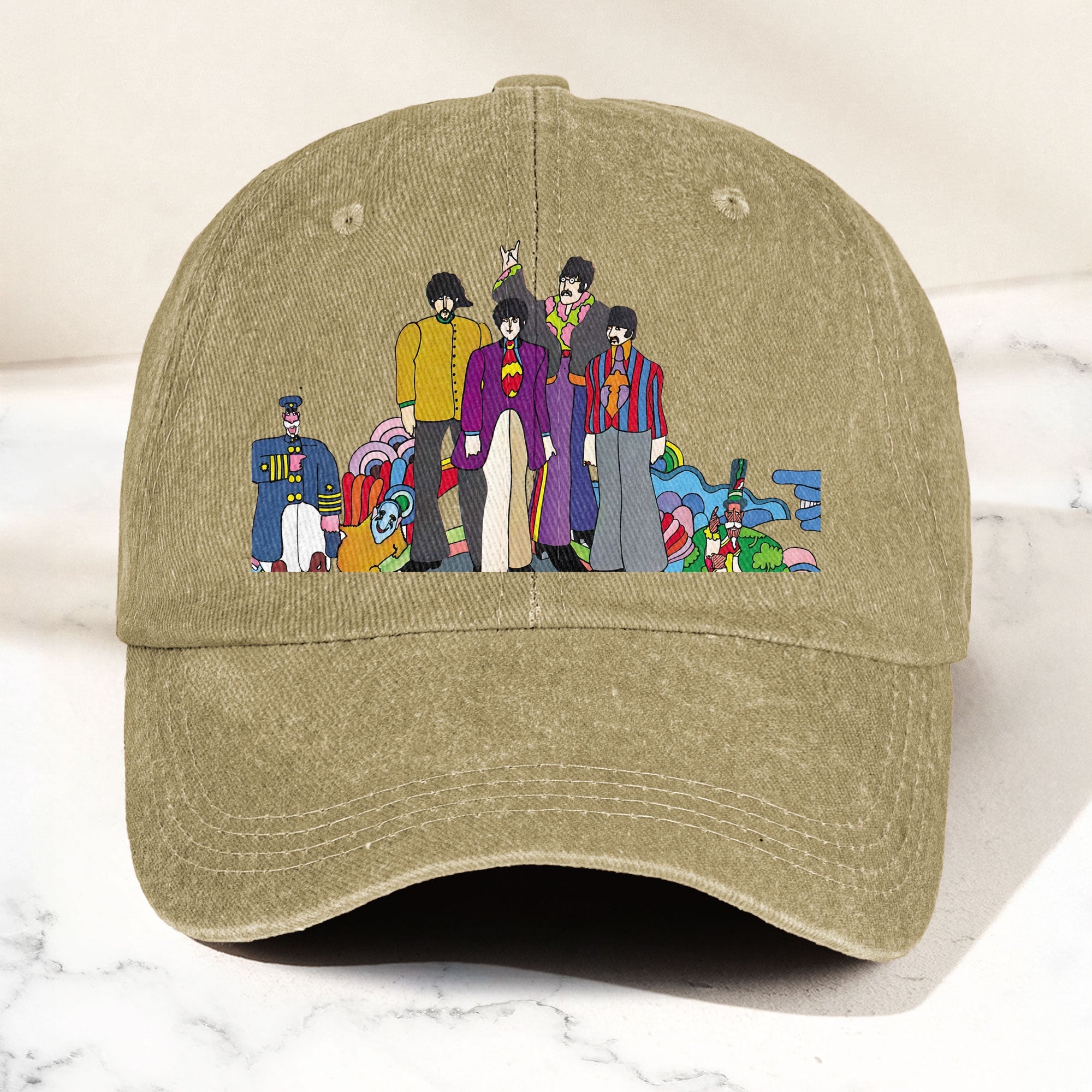 The Beatles Denim Dad Cap Sgt. Pepper’s Lonely Hearts Club Band Design (With BOX)