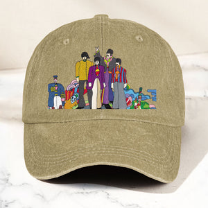 The Beatles Denim Dad Cap Sgt. Pepper’s Lonely Hearts Club Band Design (With BOX)
