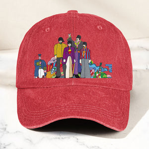 The Beatles Denim Dad Cap Sgt. Pepper’s Lonely Hearts Club Band Design (With BOX)