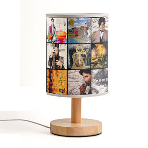Purple Rain Glow Prince Album Fabric Lamp