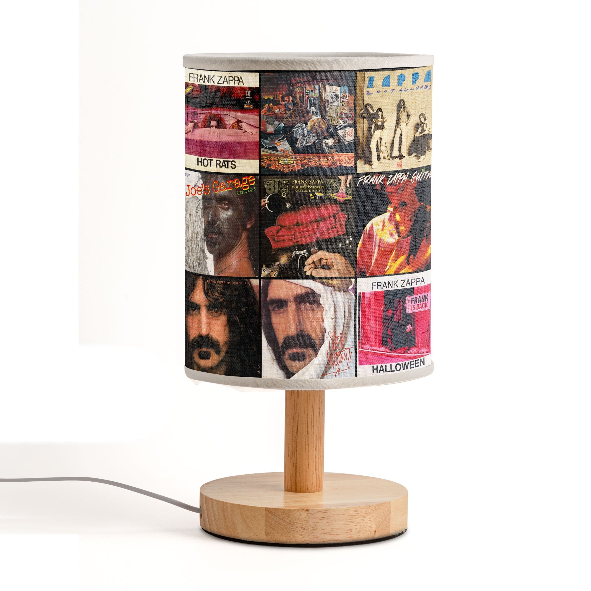 Frank Zappa Fabric Lamp A Warm Glow of Iconic Album Art