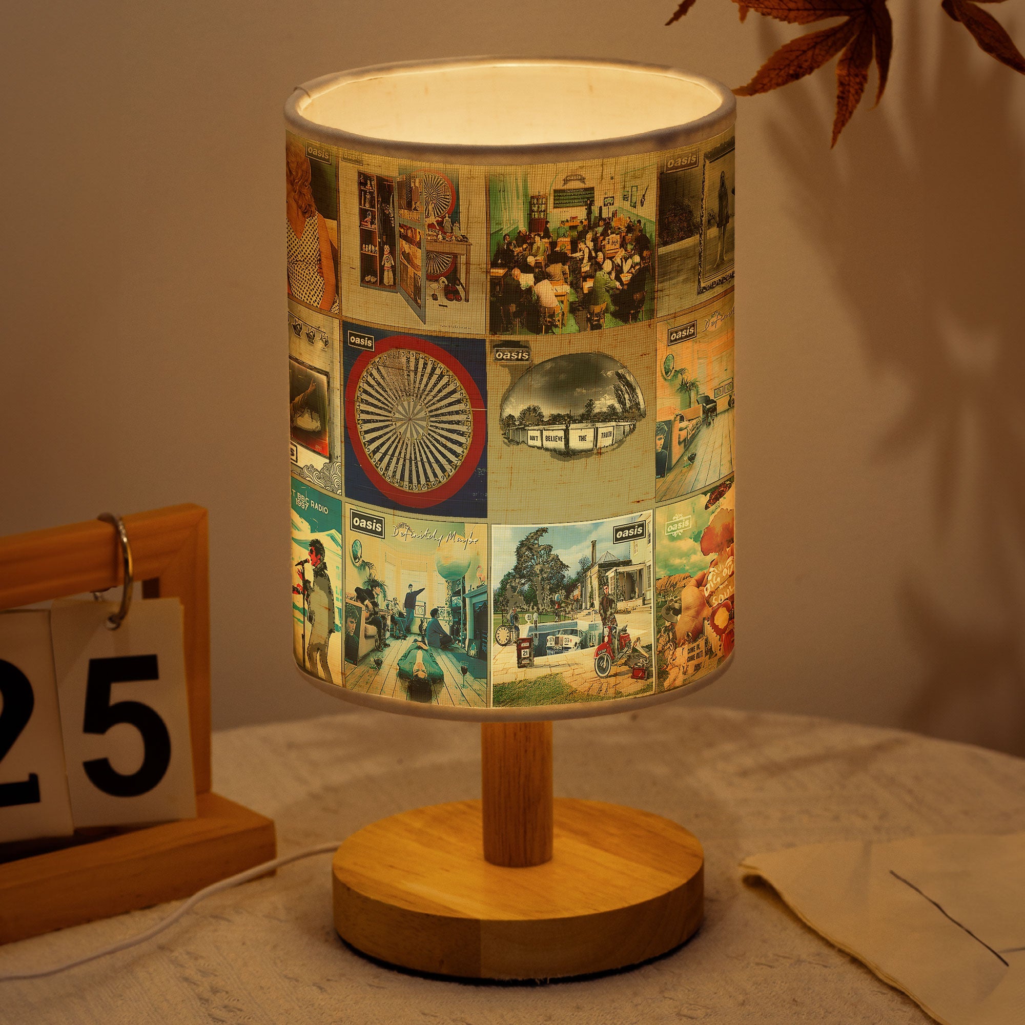 Wonderwall Dreams Oasis Album Art Fabric Lamp