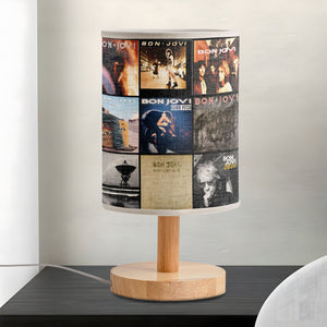 Livin’ on a Light Bon Jovi Album Art Fabric Lamp