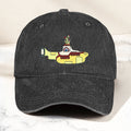Yellow Submarine Denim Dad Cap Iconic Walk Design ( With BOX)