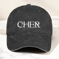 Cher Denim Dad Cap Classic Icon Logo Design ( With BOX)
