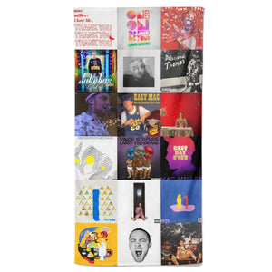 Mac Miller Beach Towel Album Cover Collage R&B Hip-Hop Towel