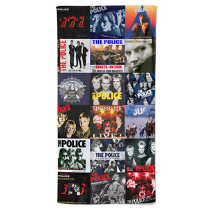 The Police Beach Towel Album Cover Collage Classic Rock Towel