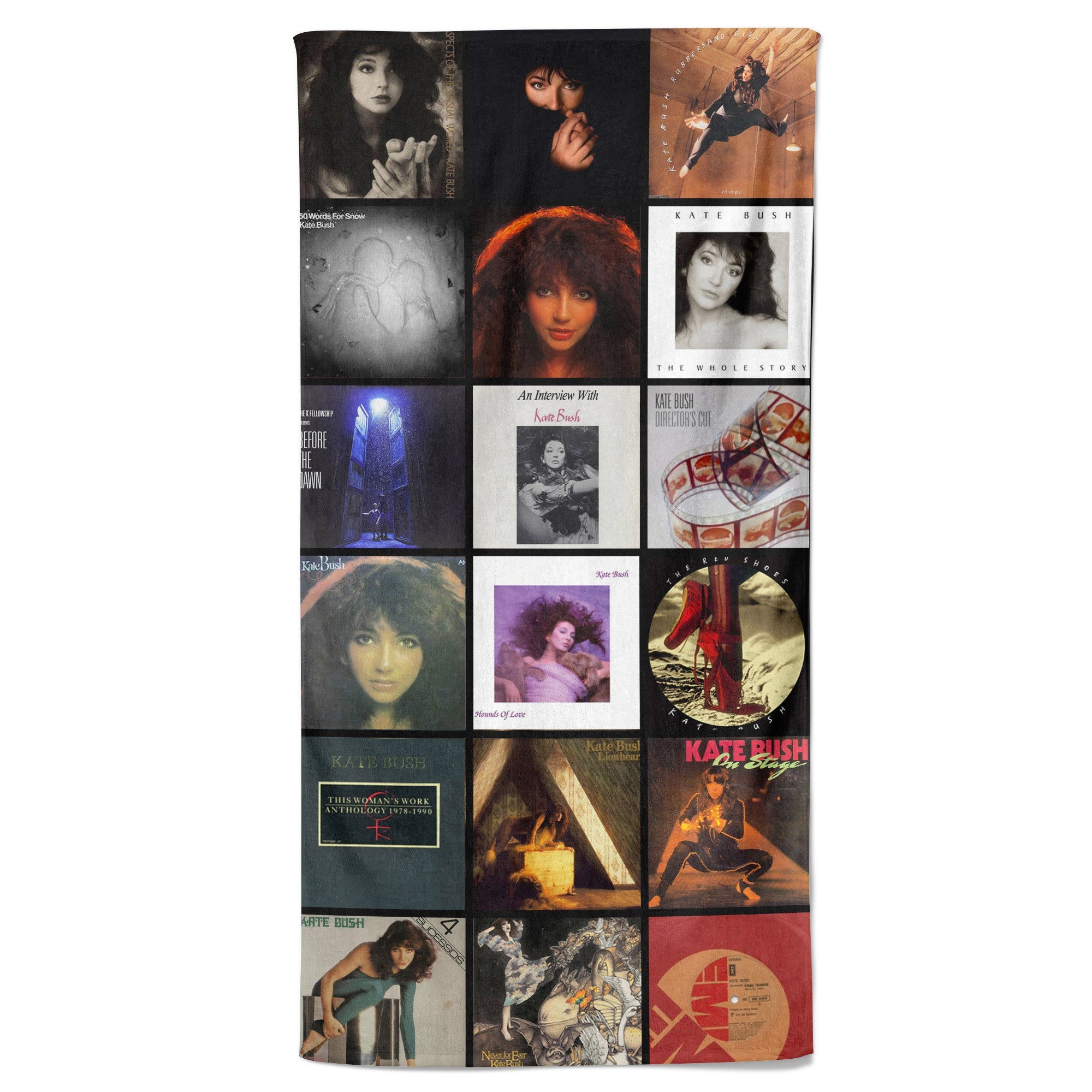 Kate Bush Beach Towel Album Cover Collage Pop Star Towel