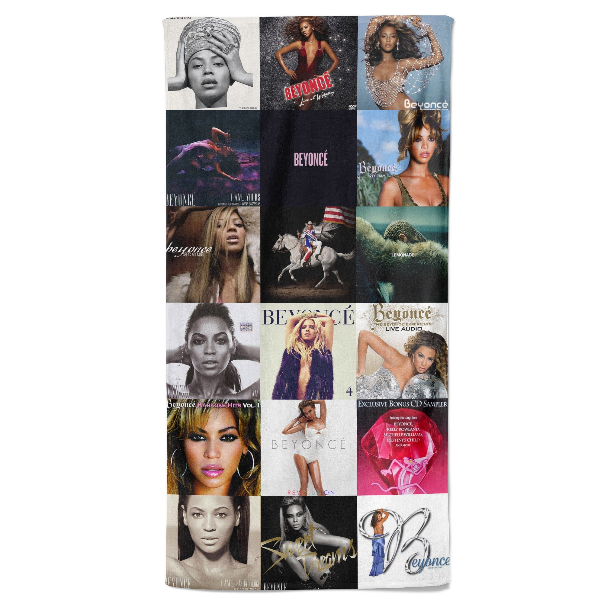 Beyoncé Beach Towel Album Cover Collage Pop Star Towel