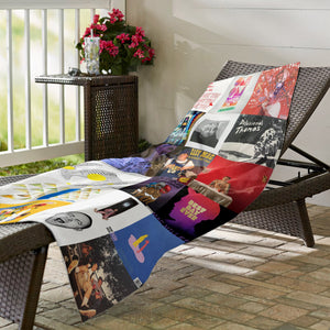 Mac Miller Beach Towel Album Cover Collage R&B Hip-Hop Towel