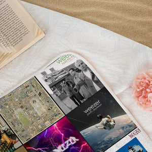 Weezer Beach Towel Album Cover Collage Classic Rock Towel