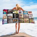 Britney Spears Beach Towel Album Cover Collage Pop Star Towel