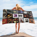 Kate Bush Beach Towel Album Cover Collage Pop Star Towel