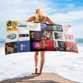 Mac Miller Beach Towel Album Cover Collage R&B Hip-Hop Towel