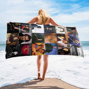 Neil Diamond Beach Towel Album Cover Collage Pop Rock Towel