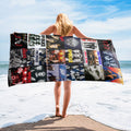 The Police Beach Towel Album Cover Collage Classic Rock Towel