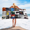 Paul McCartney Beach Towel Album Cover Collage Classic Rock Towel