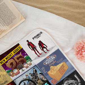 Primus Beach Towel Album Cover Collage Classic RockTowel