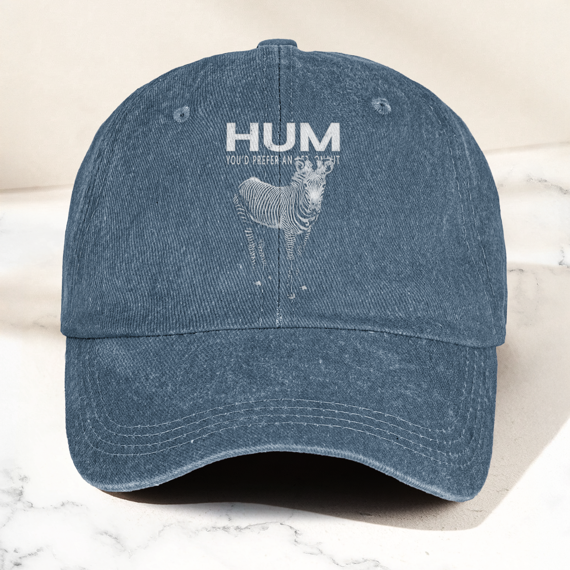Hum You’d Prefer An Astronaut Vintage Dad Hat Indie Rock Washed Cotton Cap Gift For Dad (With Box)