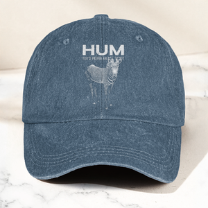 Hum You’d Prefer An Astronaut Vintage Dad Hat Indie Rock Washed Cotton Cap Gift For Dad (With Box)