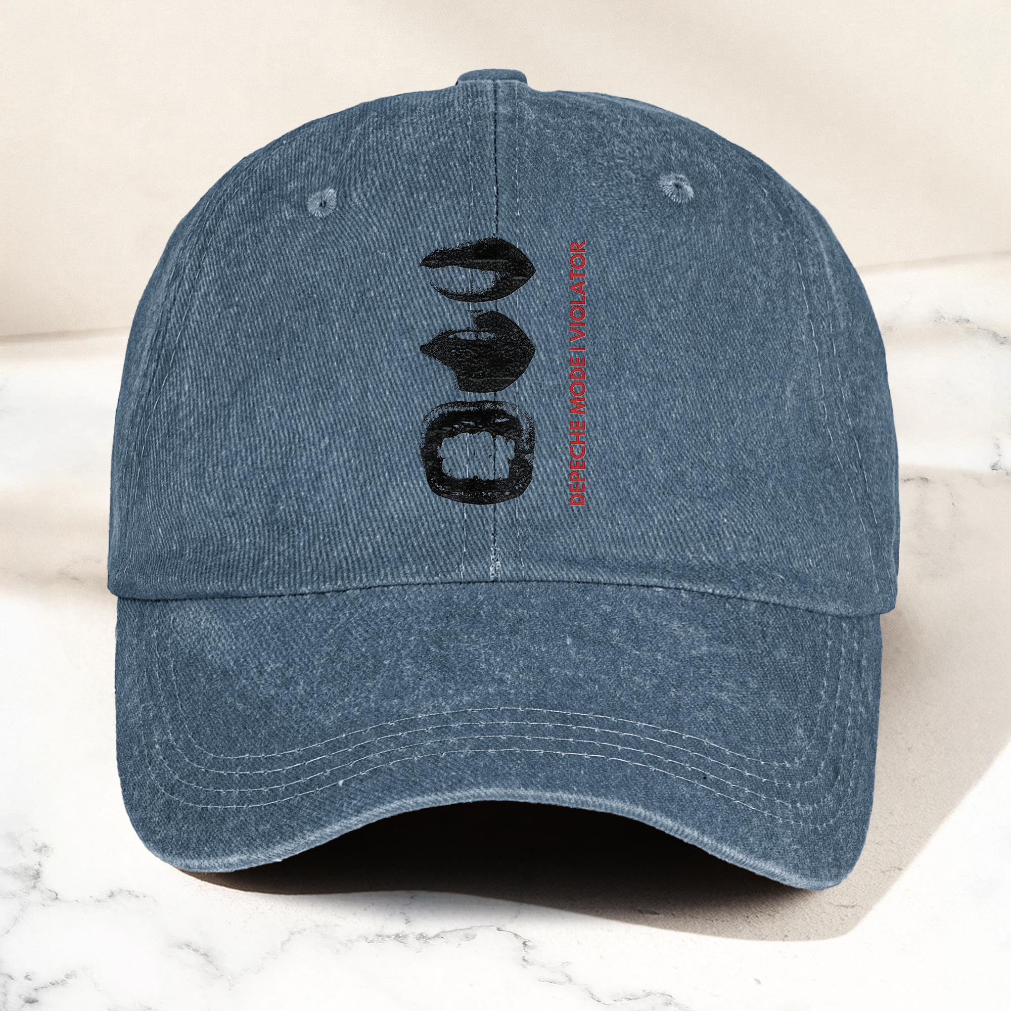 Depeche Mode Violator Denim Cap Vintage Depeche Mode Band Merch Gift for Dad (With Box)
