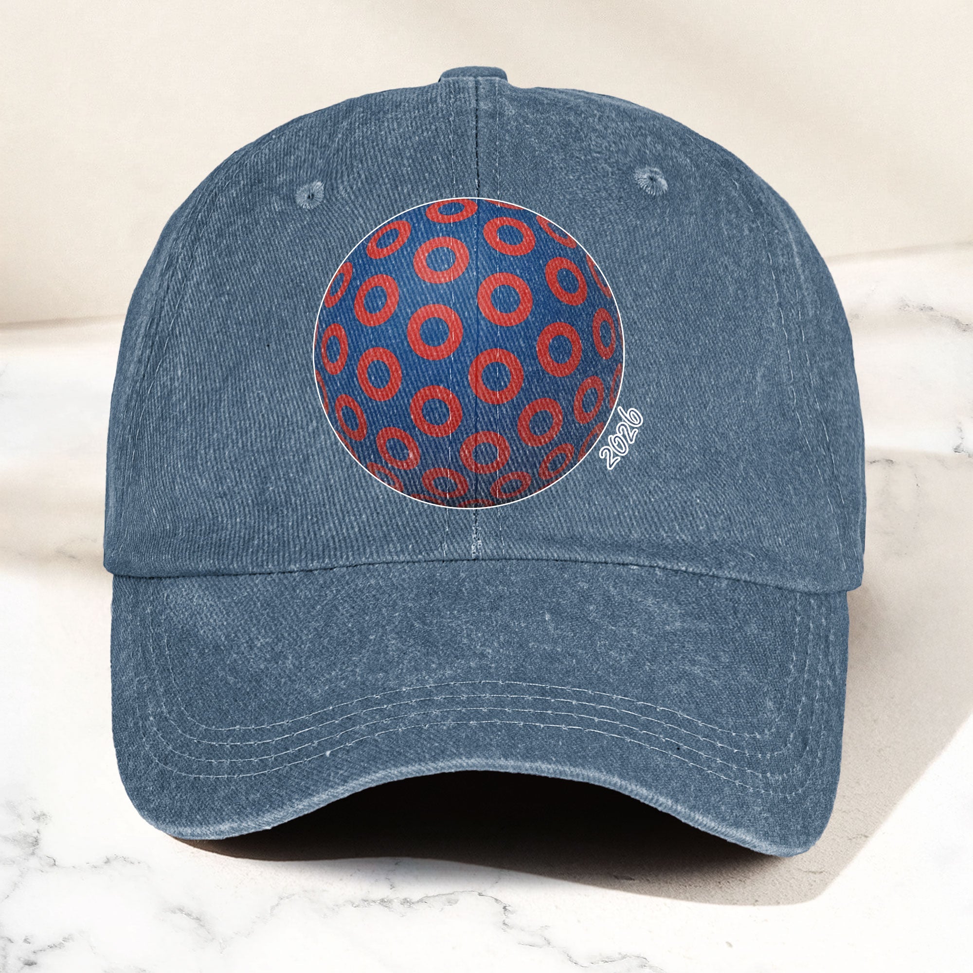Phish Donut Holographic Denim Cap Retro Music Phish Cap Gift For Dad (With Box)