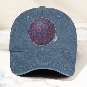Phish Donut Holographic Denim Cap Retro Music Phish Cap Gift For Dad (With Box)