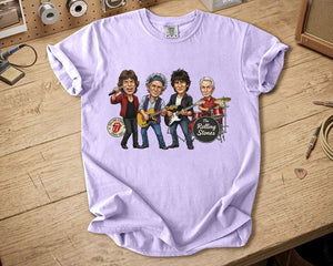 The Rolling Stones Comfort Colors Tee Mick Jagger Keith Richards Band Members Tribute Classic Rock Shirt