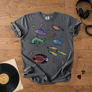 Weird Fishes Radiohead Comfort Tee Space & Retro Rock Inspired Graphic Shirt