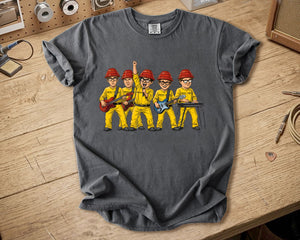 DEVO Comfort Colors Tee Band Members Red Energy Dome Tribute New Wave Rock Shirt