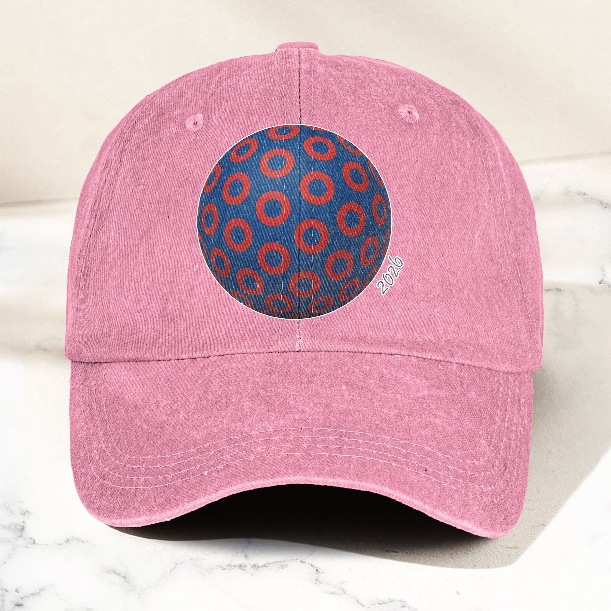 Phish Donut Holographic Denim Cap Retro Music Phish Cap Gift For Dad (With Box)