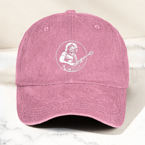 Jerry Style Guitarist Dad Hat Vintage Jam Band Tribute Cap