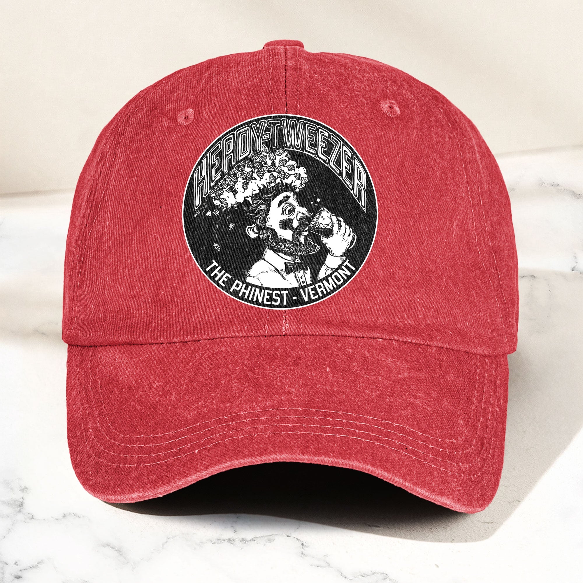 Heady Tweezer Phish Band Denim Cap Retro Rock Music Merch Cap Gift For Dad (With Box)